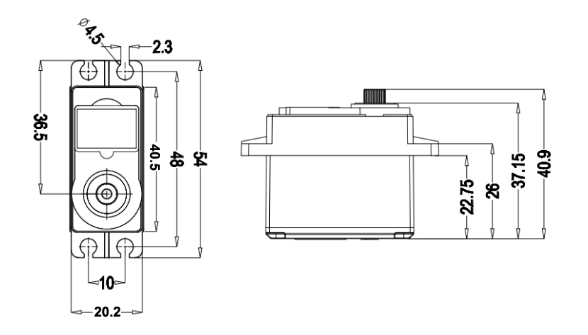 PG4906DS Servo Drawing