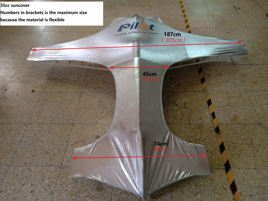 Pilot-RC Suncover for 35cc Aerobatic Plane