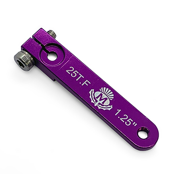 1.25in Aluminium Servo Arm M3 - Purple (For Futaba, Savox & MacGregor)