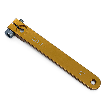 2in Aluminium Servo Arm M3 - Gold (For JR)