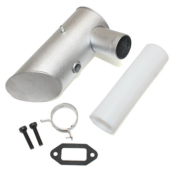 DLE-120 Muffler (One Hole)