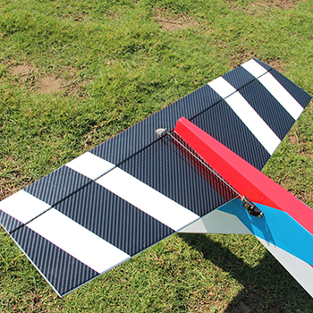 Pilot-RC 90in Trainer V2 - White/Carbon/Blue