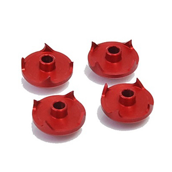 Secraft Wood Lock Nut M3 (Red)
