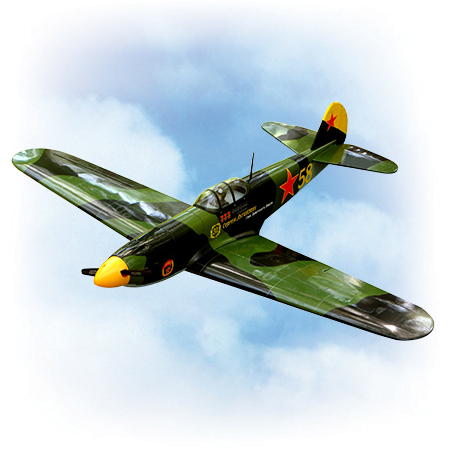 VQ Model Yak-1 57.5in Wingspan ARF