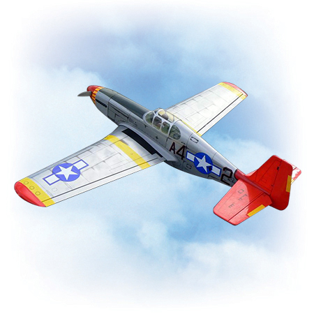 VQ Model P-51B Tuskegee Airman
