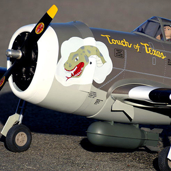 P-47B Thunderbolt 'Touch of Texas' 59in Wingspan