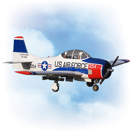 VQ Model T-28 Trojan US Airforce ARF Kit