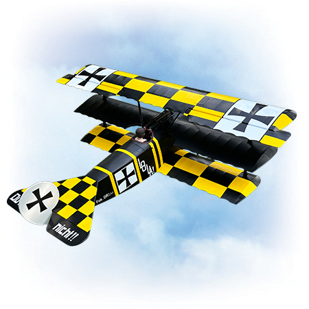 VQ Model 25cc Fokker Dr.1 78.2in ARF Kit
