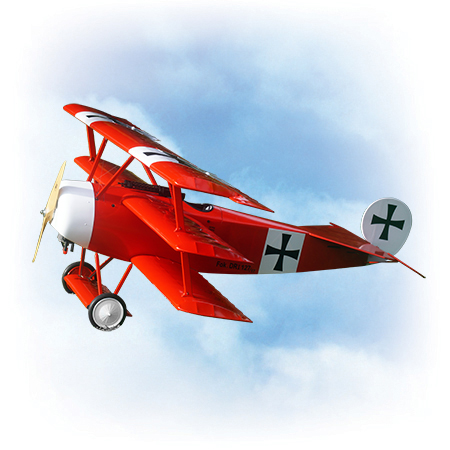 VQ Model 25cc Fokker Dr.1 78.2in ARF Kit