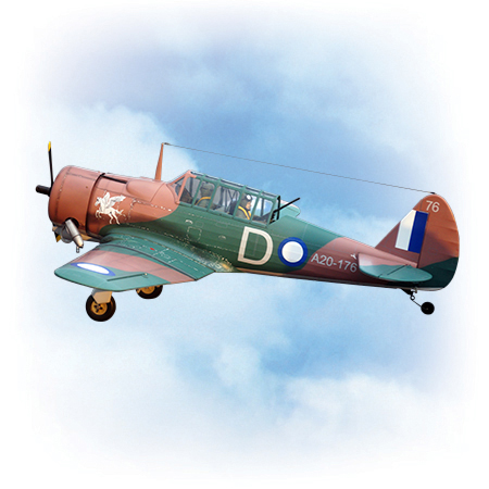VQ Model CAC Wirraway 65in Wingspan ARF
